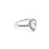 Pear Cut Halo Engagement Ring
